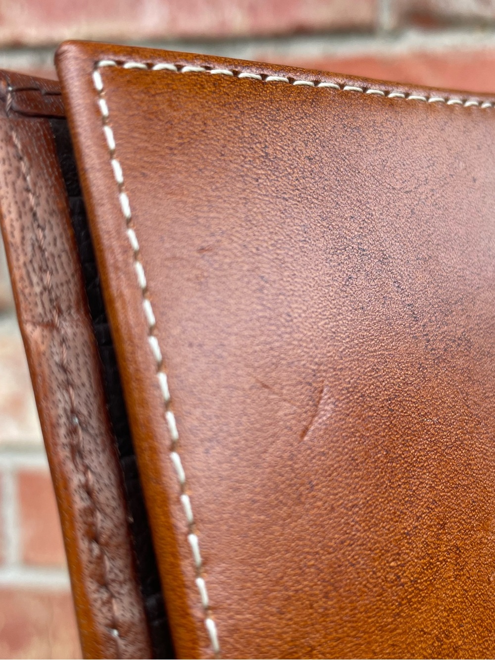 Nocona Mens Western Square Star Rodeo Wallet Brown Tooled Leather Cowboy Bifold - Picture 8 of 16